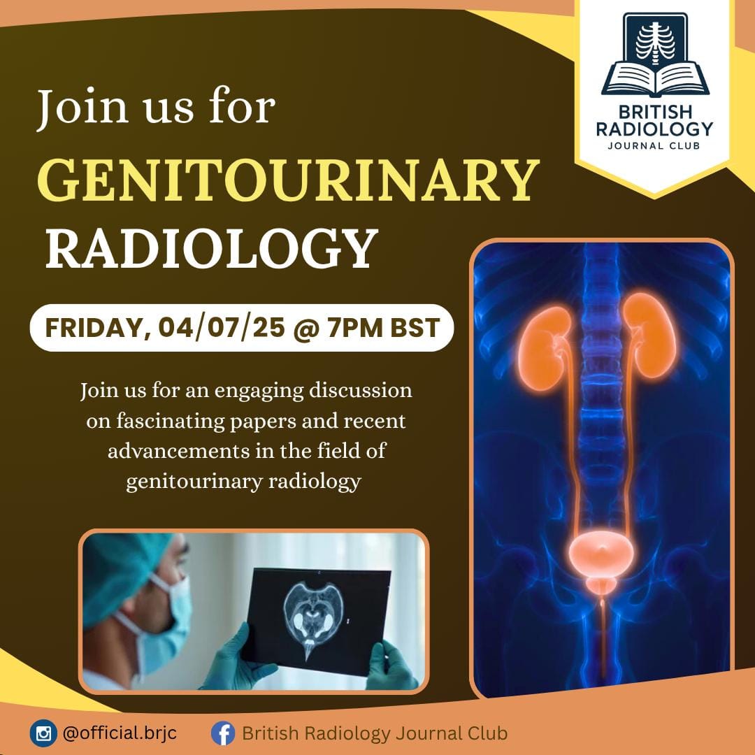 🩺Genitourinary Radiology Journal Club – 04 July 2025