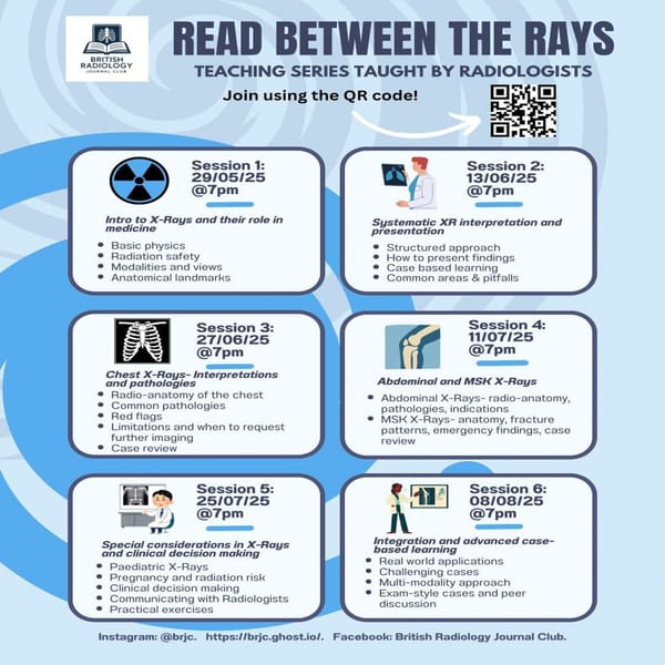 🩻 Read Between the Rays: A Teaching Series on X-Ray Interpretation